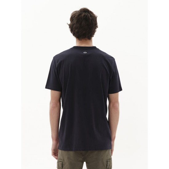 Emerson Ανδρικό T-shirt Navy Μπλε με Στάμπα 231.EM33.08 navy blue Emerson Ανδρικό T-shirt Navy Μπλε με Στάμπα 231.EM33.08 navy blue