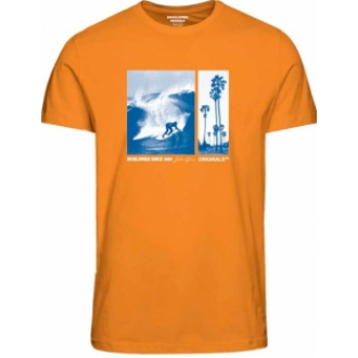 JACK & JONES Μπλούζα μακό αγόρι 12234441 iceland poppy portokali JACK & JONES Μπλούζα μακό αγόρι 12234441 iceland poppy portokali