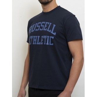 Russell Athletic Ανδρικό T-shirt Navy Μπλε με Λογότυπο E3-630-1-290