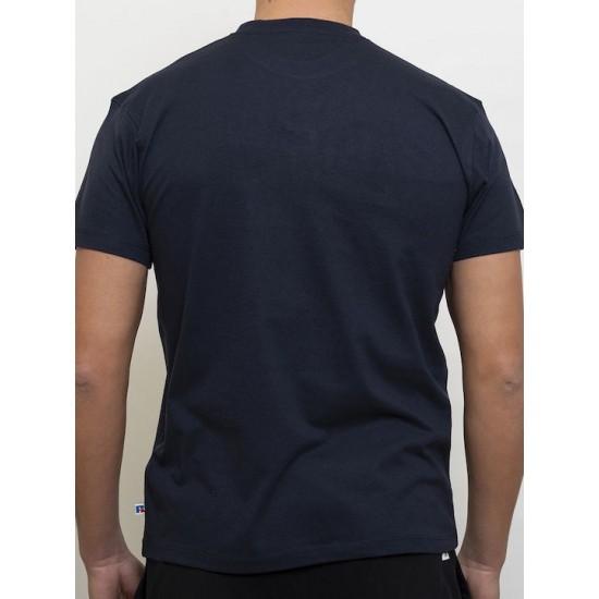 Russell Athletic Ανδρικό T-shirt Navy Μπλε με Λογότυπο E3-630-1-290 Russell Athletic Ανδρικό T-shirt Navy Μπλε με Λογότυπο E3-630-1-290