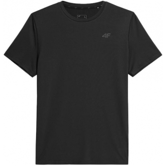 4F Ανδρικό T-shirt Μαύρο Μονόχρωμο 4FSS23TFTSM259 20S