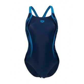 Arena Pro Back Graphic Αθλητικό Ολόσωμο Μαγιό Navy Μπλε 005532-780 Arena Pro Back Graphic Αθλητικό Ολόσωμο Μαγιό Navy Μπλε 005532-780
