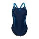 Arena Pro Back Graphic Αθλητικό Ολόσωμο Μαγιό Navy Μπλε 005532-780