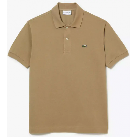Lacoste Ανδρικό T-shirt Polo Μπεζ L1212 00 CB8 Lacoste Ανδρικό T-shirt Polo Μπεζ L1212 00 CB8