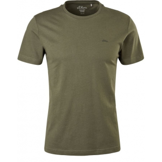 S.Oliver Ανδρικό T-shirt Λαδί 2057430-7940 S.Oliver Ανδρικό T-shirt Λαδί 2057430-7940