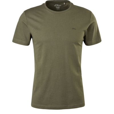 S.Oliver Ανδρικό T-shirt Λαδί 2057430-7940 S.Oliver Ανδρικό T-shirt Λαδί 2057430-7940