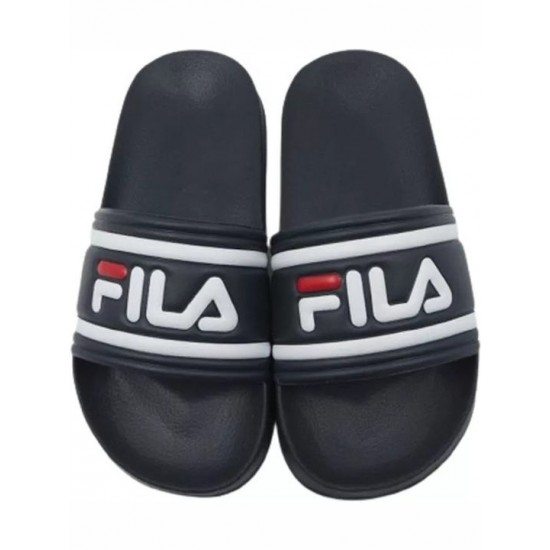Fila Παιδικές Σαγιονάρες Slides Navy Μπλε Morro Bay 1010934-29Y Fila Παιδικές Σαγιονάρες Slides Navy Μπλε Morro Bay 1010934-29Y