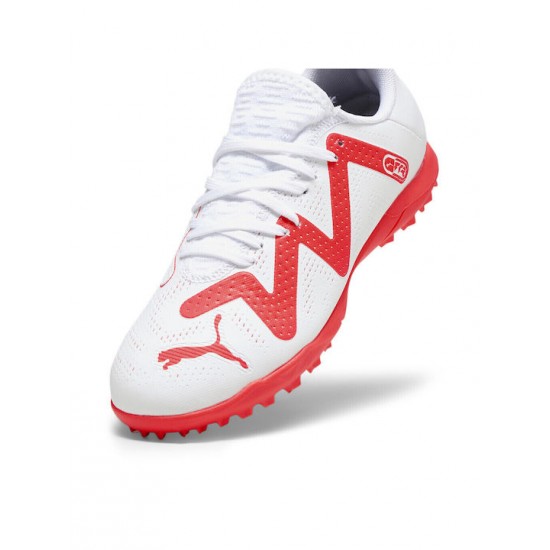 Puma Παιδικά Ποδοσφαιρικά Παπούτσια με Σχάρα Λευκά 107391-01 Puma Παιδικά Ποδοσφαιρικά Παπούτσια με Σχάρα Λευκά 107391-01