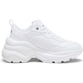Puma Cilia Γυναικεία Sneakers Λευκά 393915-02