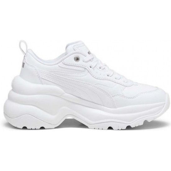 Puma Cilia Γυναικεία Sneakers Λευκά 393915-02