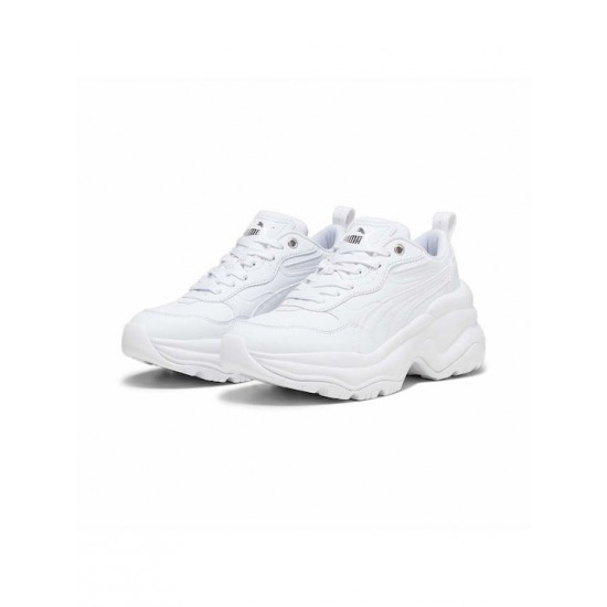 Puma Cilia Γυναικεία Sneakers Λευκά 393915-02
