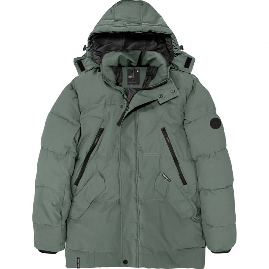 Rebase 232.RJK.187 dk mint Jackets Parka Padded