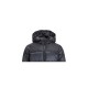 Jack & Jones Παιδικό Καπιτονέ Μπουφάν Κοντό με Κουκούλα Μαύρο και Μπλε 12236884 Jack & Jones Παιδικό Καπιτονέ Μπουφάν Κοντό με Κουκούλα Μαύρο και Μπλε 12236884