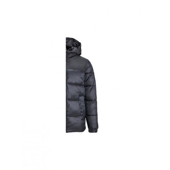Jack & Jones Παιδικό Καπιτονέ Μπουφάν Κοντό με Κουκούλα Μαύρο και Μπλε 12236884 Jack & Jones Παιδικό Καπιτονέ Μπουφάν Κοντό με Κουκούλα Μαύρο και Μπλε 12236884