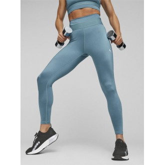 Puma Strong Γυναικείο Cropped Κολάν Ψηλόμεσο Μπλε 523873-48