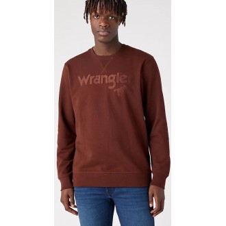 Wrangler LOGO SWEATSHIRT POTTING SOIL W6MSI4H44