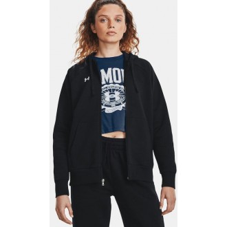 Under Armour Γυναικεία Ζακέτα Φούτερ με Κουκούλα Μαύρη 1379497-001