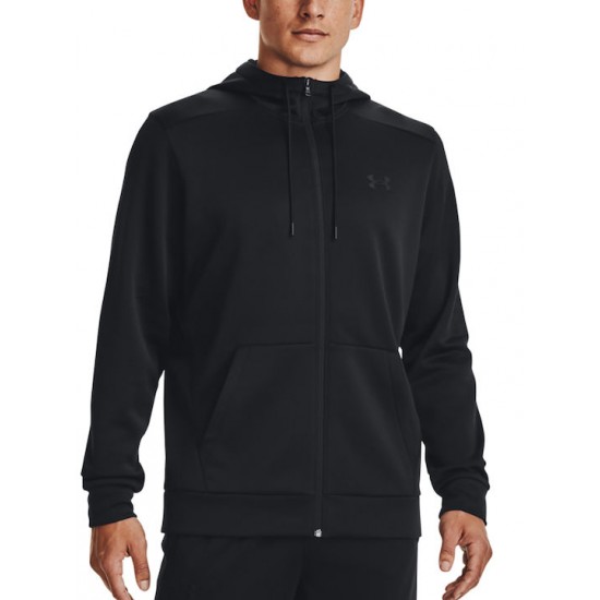 Under Armour Ανδρική Φούτερ Ζακέτα με Κουκούλα Μαύρη 1373357-001 Under Armour Ανδρική Φούτερ Ζακέτα με Κουκούλα Μαύρη 1373357-001