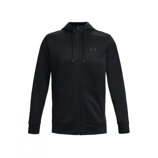 Under Armour Ανδρική Φούτερ Ζακέτα με Κουκούλα Μαύρη 1373357-001 Under Armour Ανδρική Φούτερ Ζακέτα με Κουκούλα Μαύρη 1373357-001