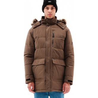 Emerson Ανδρικό Χειμωνιάτικο Μπουφάν Puffer Καφέ 232.EM10.68-camel