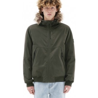 Emerson ΑΝΔΡΙΚΟ ΜΠΟΥΦΑΝ BOMBER ΜΕ ΚΟΥΚΟΥΛΑ 232.EM10.65 olive