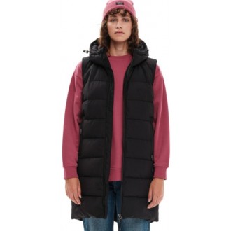 Emerson ΓΥΝΑΙΚΕΙΟ ΜΑΚΡΥ ΑΜΑΝΙΚΟ ΜΠΟΥΦΑΝ PUFFER  232.EW10.93-black