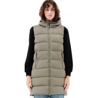 Emerson ΓΥΝΑΙΚΕΙΟ ΜΑΚΡΥ ΑΜΑΝΙΚΟ ΜΠΟΥΦΑΝ PUFFER  232.EW10.93-olive