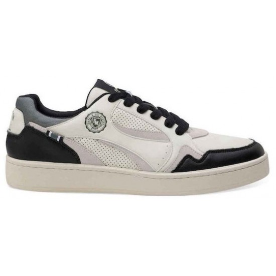 Franklin & Marshall Ανδρικά Sneakers Λευκά FHIG0037S-3543 Franklin & Marshall Ανδρικά Sneakers Λευκά FHIG0037S-3543
