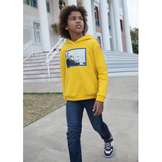 Mayoral Παντελόνι τζιν jogger βαμβάκι BCI αγόρι 7527-68