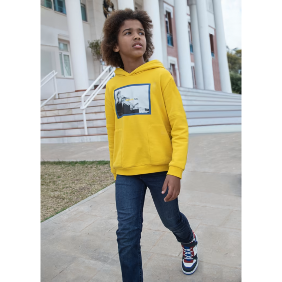 Mayoral Παντελόνι τζιν jogger βαμβάκι BCI αγόρι 7527-68 Mayoral Παντελόνι τζιν jogger βαμβάκι BCI αγόρι 7527-68