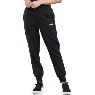 Puma Ψηλόμεσο Παντελόνι Γυναικείας Φόρμας με Λάστιχο Μαύρο 586839-01