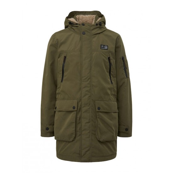 S.Oliver Ανδρικό Χειμωνιάτικο Μπουφάν KHAKI 2133563-7969 S.Oliver Ανδρικό Χειμωνιάτικο Μπουφάν KHAKI 2133563-7969