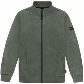 Rebase Ανδρική Φούτερ Ζακέτα Dusty Green 232.RTOP.002 DUSTY GREEN Rebase Ανδρική Φούτερ Ζακέτα Dusty Green 232.RTOP.002 DUSTY GREEN