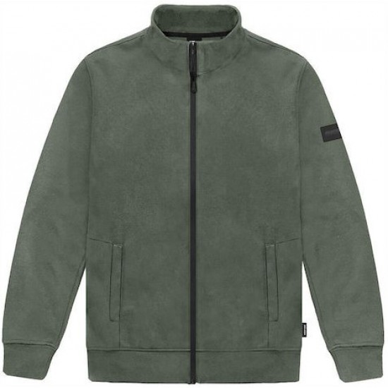 Rebase Ανδρική Φούτερ Ζακέτα Dusty Green 232.RTOP.002 DUSTY GREEN Rebase Ανδρική Φούτερ Ζακέτα Dusty Green 232.RTOP.002 DUSTY GREEN