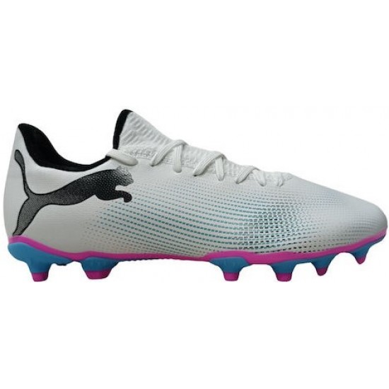 Puma Future 7 Play FG/AG Χαμηλά Ποδοσφαιρικά Παπούτσια με Τάπες Λευκά 107723-01 Puma Future 7 Play FG/AG Χαμηλά Ποδοσφαιρικά Παπούτσια με Τάπες Λευκά 107723-01