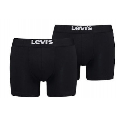Levi's Ανδρικά Μποξεράκια Μαύρα 2Pack 701222842-005