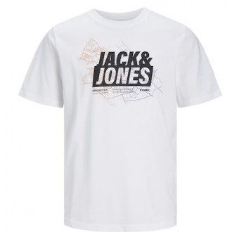 Jack & Jones Παιδικό T-shirt Λευκό 12254186 white Jack & Jones Παιδικό T-shirt Λευκό 12254186 white
