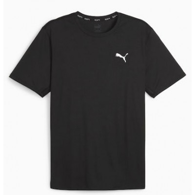 Puma Favorite Ανδρικό Αθλητικό T-shirt Κοντομάνικο Μαύρο 525058-01 Puma Favorite Ανδρικό Αθλητικό T-shirt Κοντομάνικο Μαύρο 525058-01
