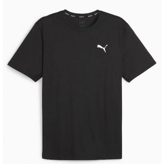 Puma Favorite Ανδρικό Αθλητικό T-shirt Κοντομάνικο Μαύρο 525058-01 Puma Favorite Ανδρικό Αθλητικό T-shirt Κοντομάνικο Μαύρο 525058-01