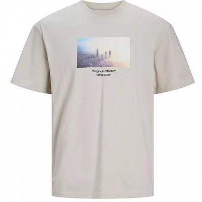 Jack & Jones Παιδικό T-shirt 12253960-moonbeam-loose Jack & Jones Παιδικό T-shirt 12253960-moonbeam-loose