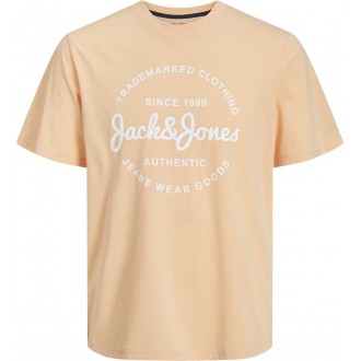 Jack & Jones JUNIOR JJFOREST TEE SS CREW NECK 12249723 apricot ice-melange Jack & Jones JUNIOR JJFOREST TEE SS CREW NECK 12249723 apricot ice-melange