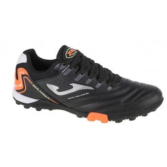 Joma Maxima 2301 TF Χαμηλά Ποδοσφαιρικά Παπούτσια με Σχάρα Μαύρα MAXS2301TF black orange