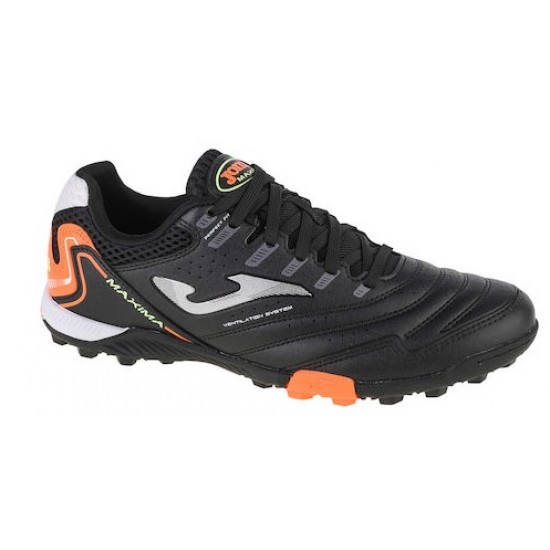 Joma Maxima 2301 TF Χαμηλά Ποδοσφαιρικά Παπούτσια με Σχάρα Μαύρα MAXS2301TF black orange Joma Maxima 2301 TF Χαμηλά Ποδοσφαιρικά Παπούτσια με Σχάρα Μαύρα MAXS2301TF black orange