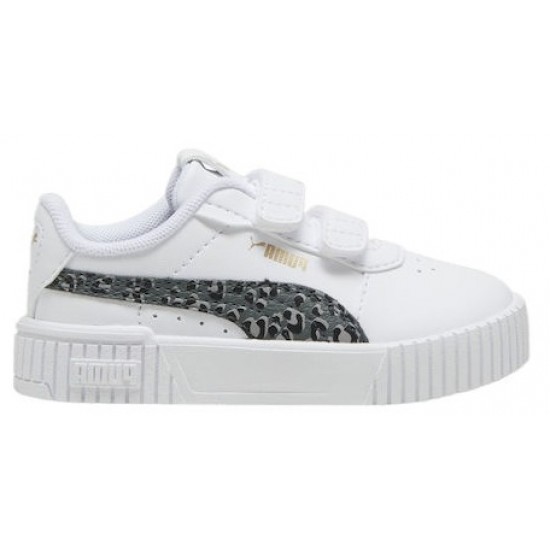 Puma Παιδικά Sneakers Carina 2.0 Animal Λευκά 396989-01 Puma Παιδικά Sneakers Carina 2.0 Animal Λευκά 396989-01