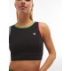 Freddy Γυναικείο Αθλητικό Crop Top Αμάνικο Μαύρο S4WSFB6-NTVF Freddy Γυναικείο Αθλητικό Crop Top Αμάνικο Μαύρο S4WSFB6-NTVF