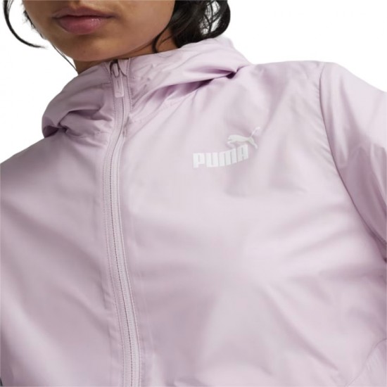 Puma ESS Solid Windbreaker Αντιανεμικό μπουφάν ροζ 847494-62 Puma ESS Solid Windbreaker Αντιανεμικό μπουφάν ροζ 847494-62