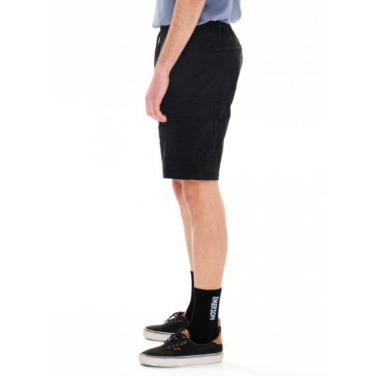 Emerson Ανδρική Βερμούδα cargo Μαύρη 241.EM47.17 black