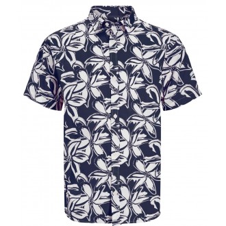 Jack & Jones Παιδικό Πουκάμισο Κοντομάνικο Μπλε Σχέδιο 12253731-navy blazer Jack & Jones Παιδικό Πουκάμισο Κοντομάνικο Μπλε Σχέδιο 12253731-navy blazer