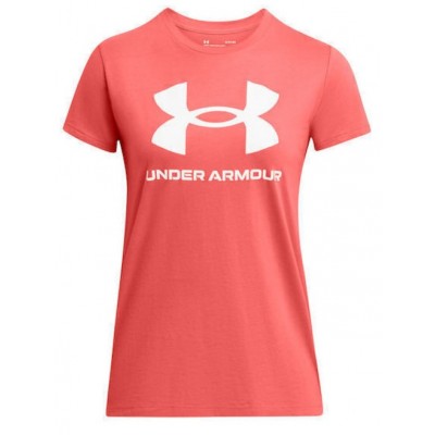 Under Armour Γυναικείο Αθλητικό T-shirt Πουά Πορτοκαλί 1356305-811