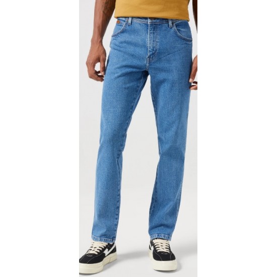 Wrangler Ανδρικό Παντελόνι Τζιν Μπλε TEXAS SLIM BARN 112351257